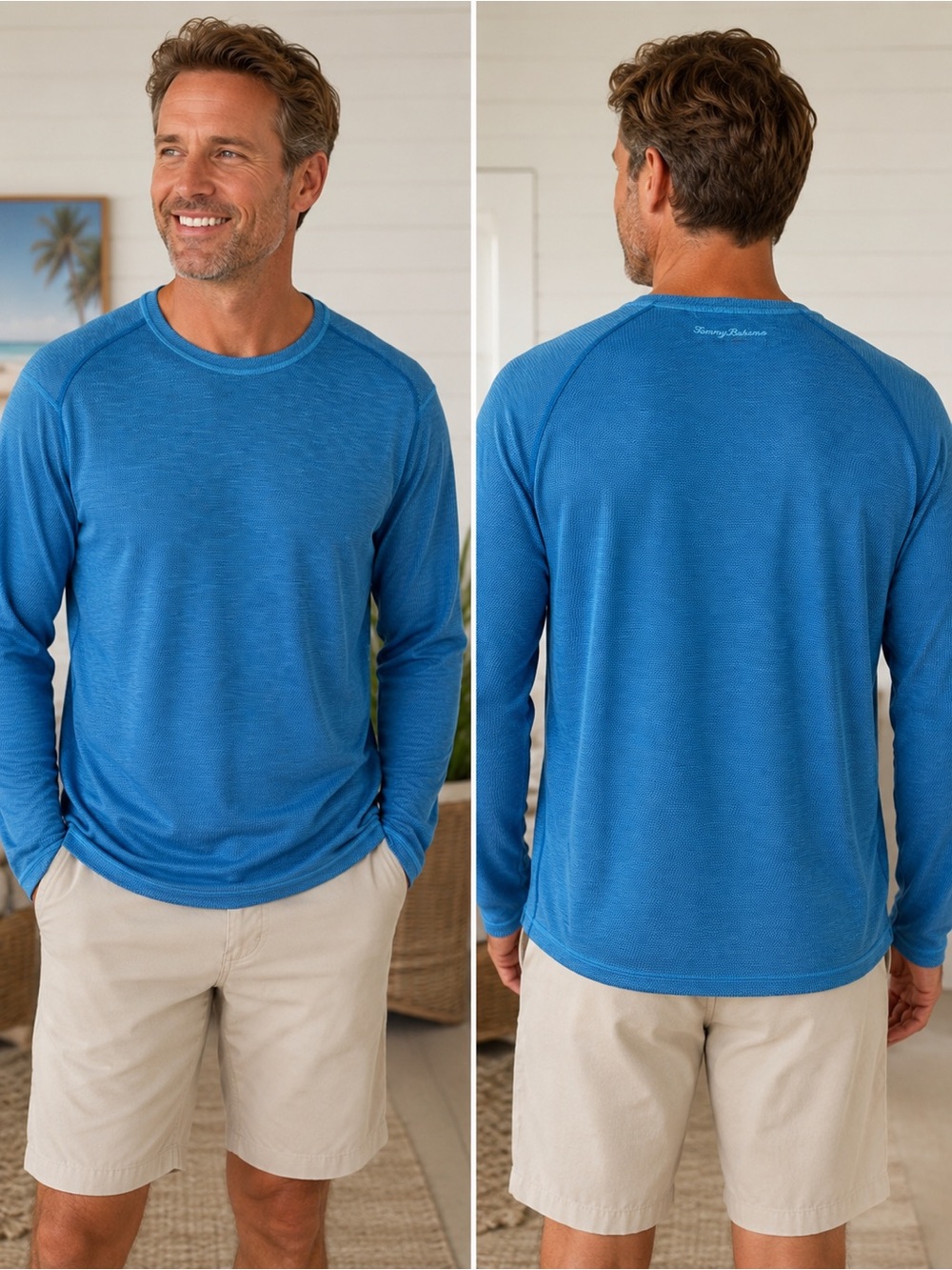 Tommy Bahama Coastal Crest IslandZone® Long-Sleeve T-Shirt XL